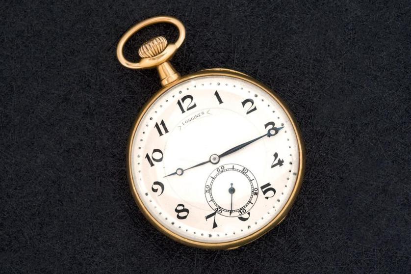 Reloj de bolsillo Longines Lepine de oro