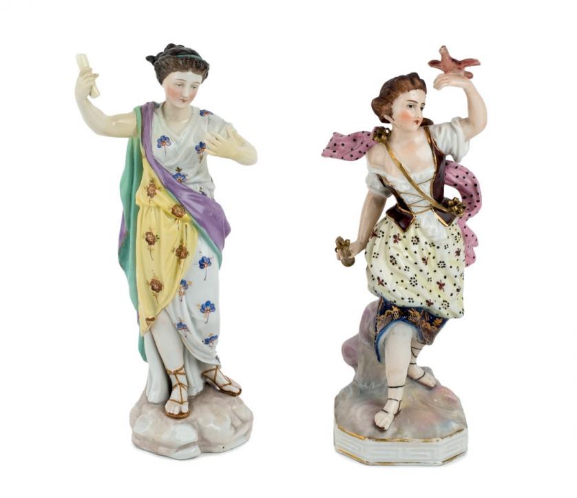 Two figures in porcelain