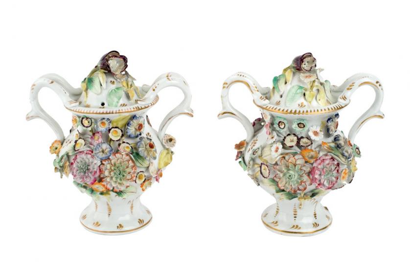 Couple of porcelain vases