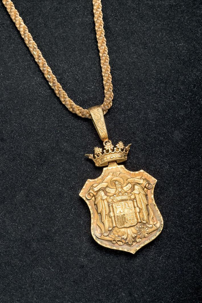 Medalla de Magistrado en plata dorada