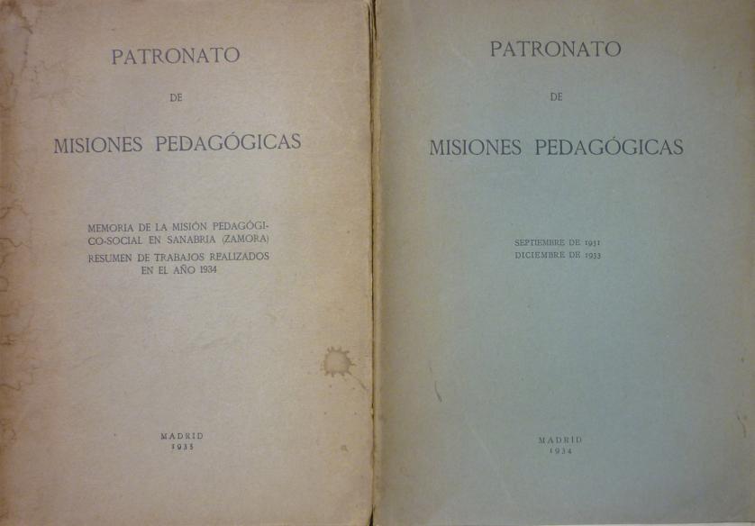 Patronato de Misiones Pedagógicas. 2 vols.
