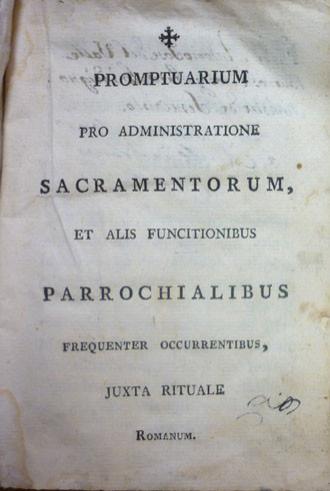Promptuarium pro administratione sacramentorum