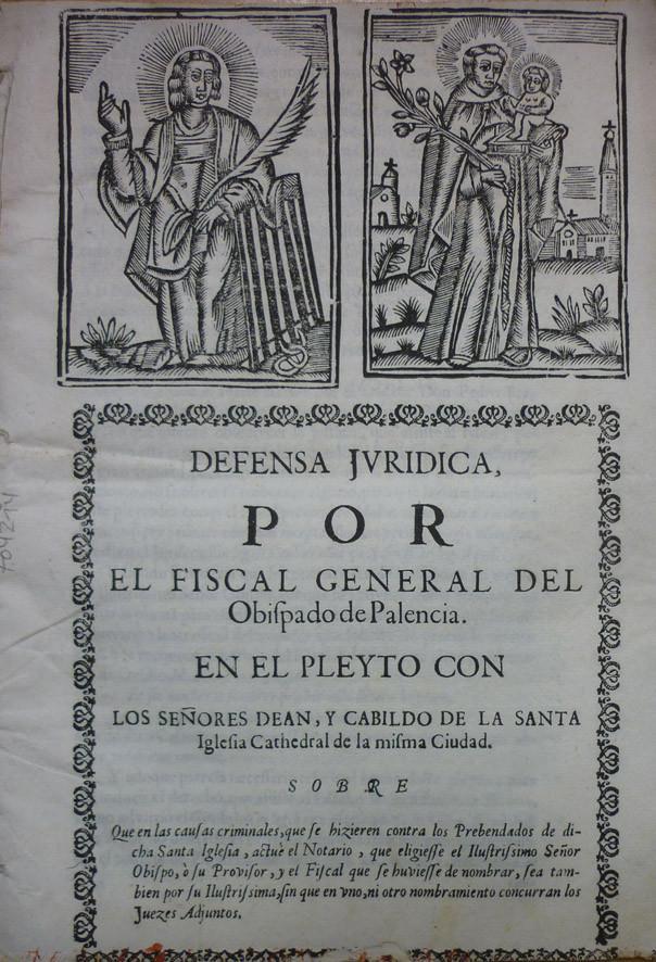 Defensa jurídica. Obispado de Palencia