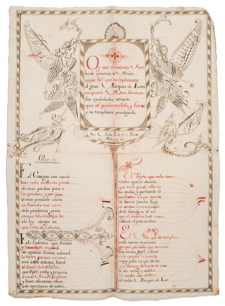 Marquis de Lara. manuscript