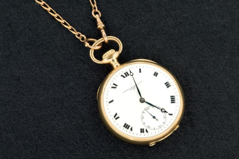 Patek Philippe No. 176920 pocket watch with chain