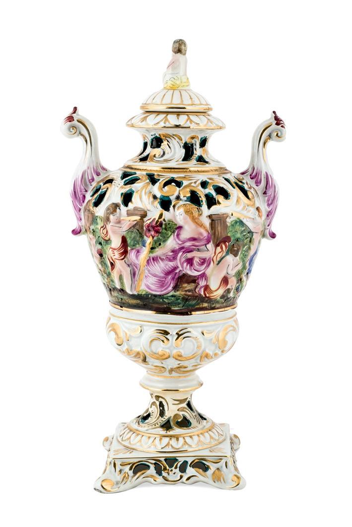 Decorative porcelain vase