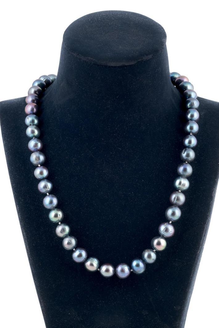 Gran collar de perlas Tahití