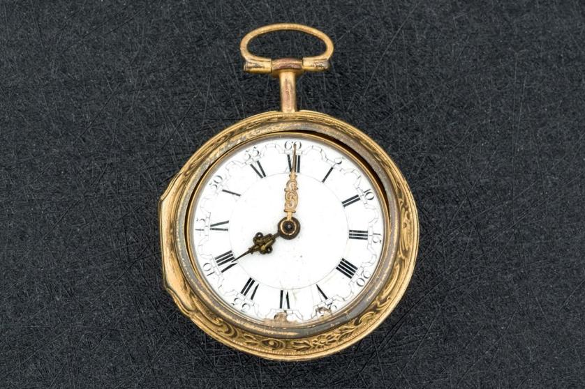 Reloj de bolsillo inglés de oro