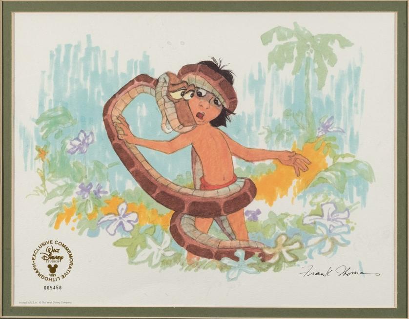 Ollie Jhonston. Mowgli y Kaa