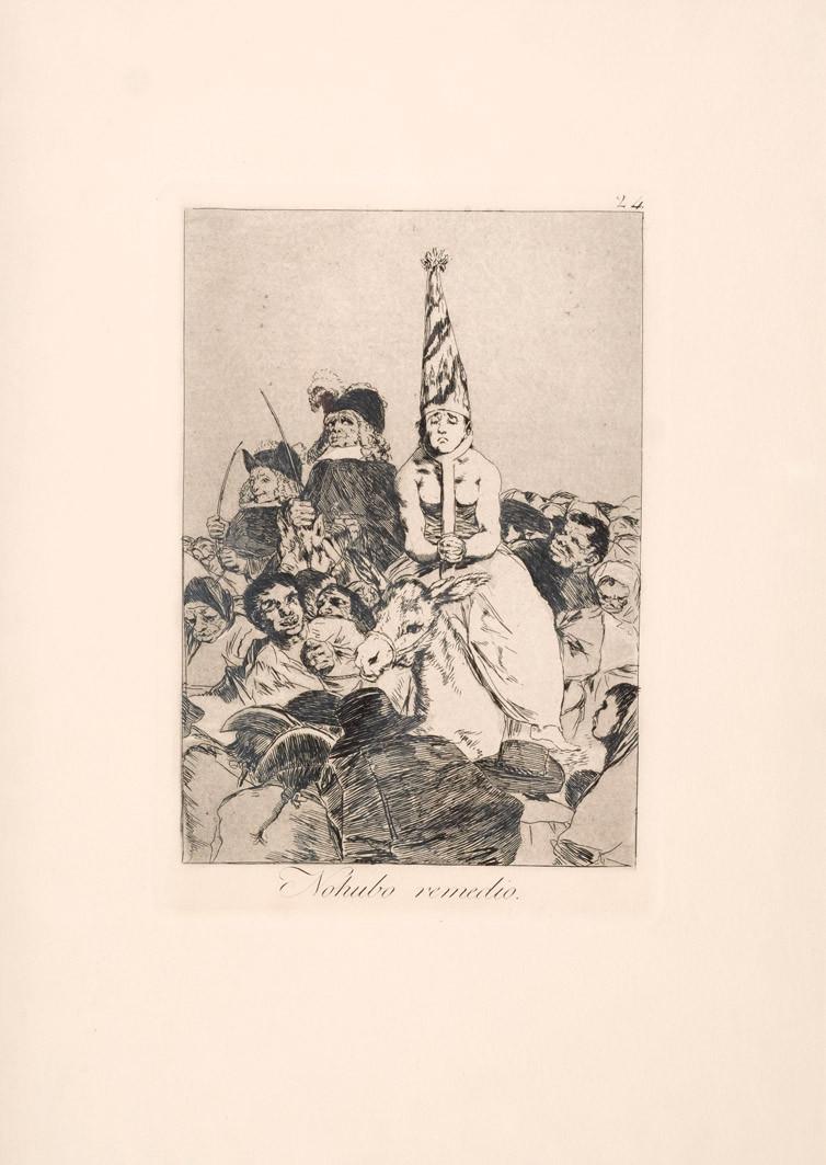 Francisco de Goya. No hubo remedio