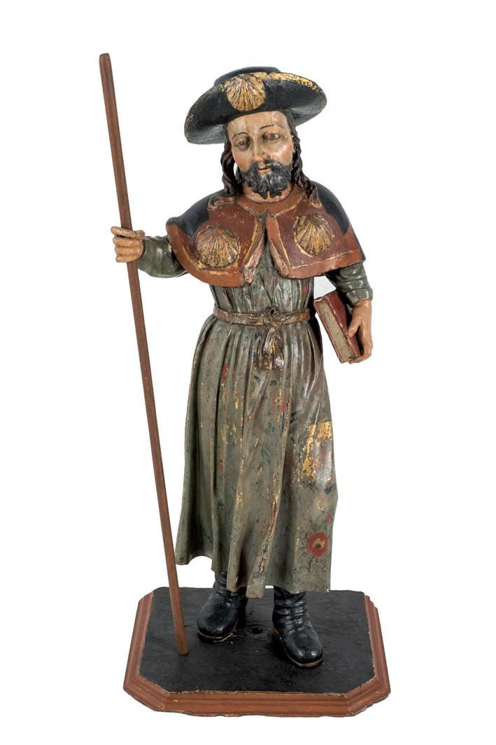 Santiago Apostle as a pilgrim