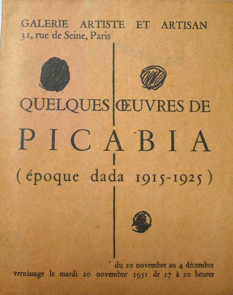 Quelques oeuvres de Picabia