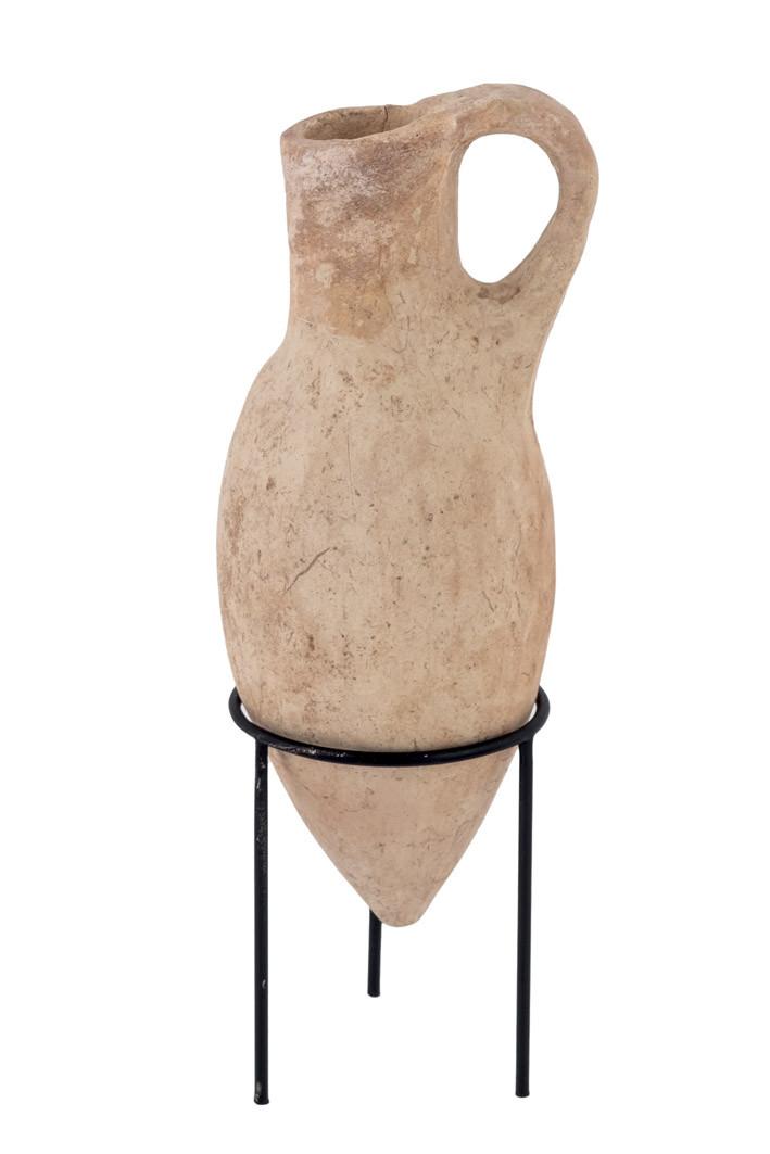 Jarrón de cerámica cananea de la Edad de Bronce