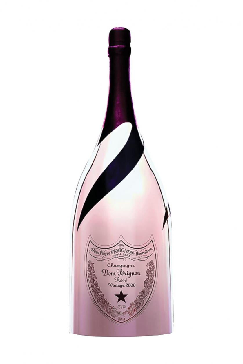 Bottle of Dom Pérignon Rosé 2000