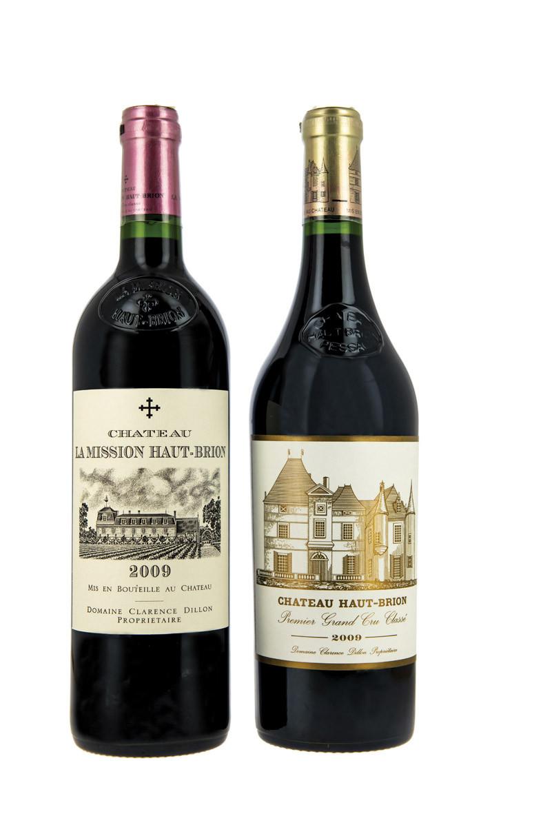 2 botellas de Château Haut - Brion, 2009