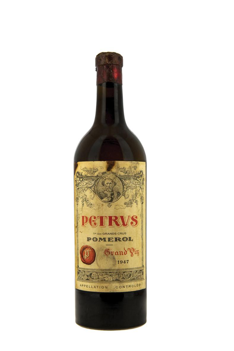 Wine bottle of Petrus, 1947