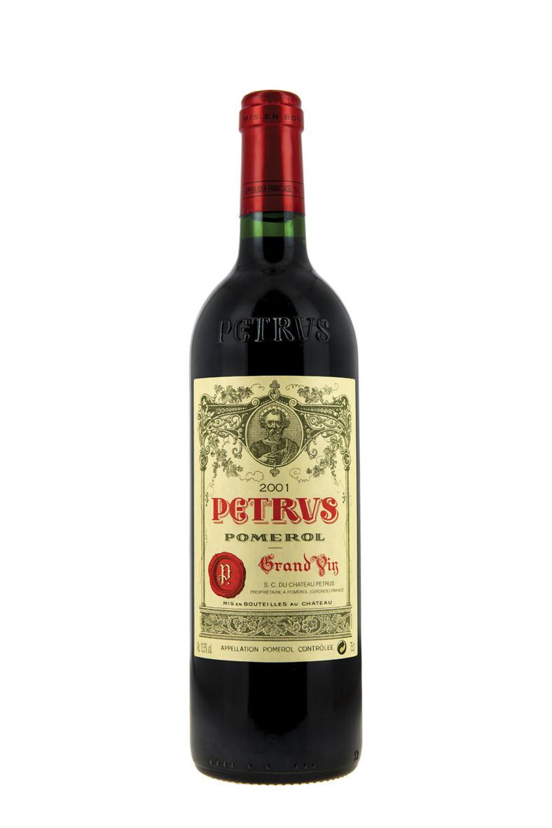 3 bottles of Petrus, 2001, 2004 and 2011