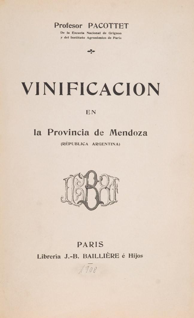 Winemaking in the Province of Mendoza