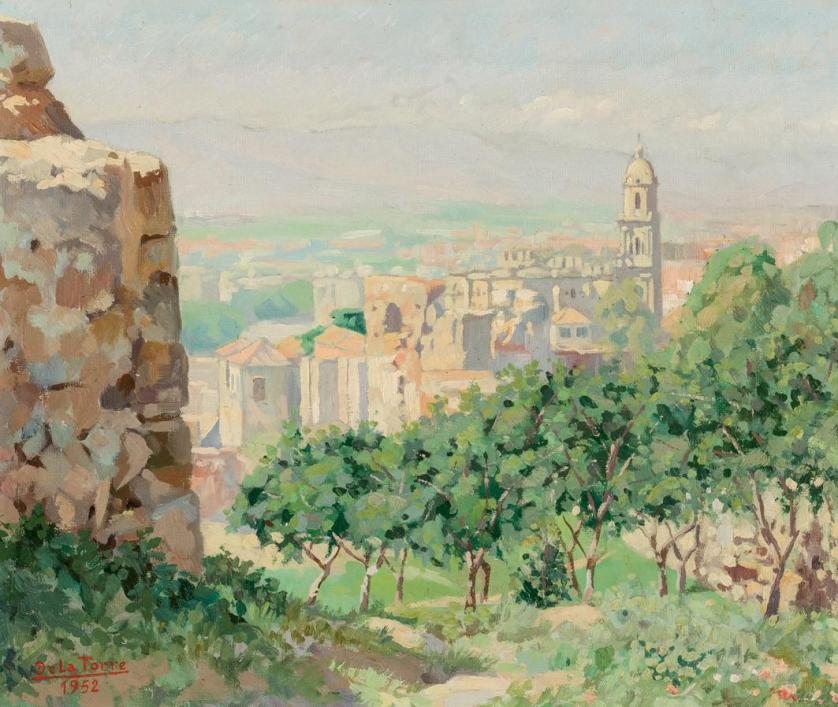 *De la Torre. Vista de Málaga