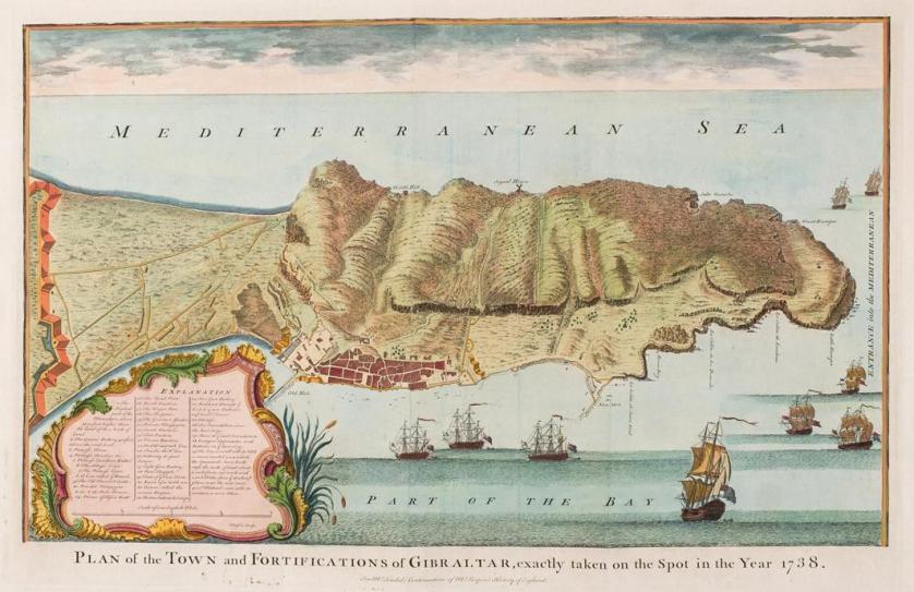 Town and fortifications of Gibraltar