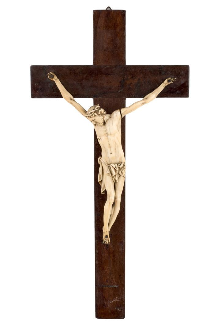 Escuela Italiana S. XVIII. Cristo en la cruz