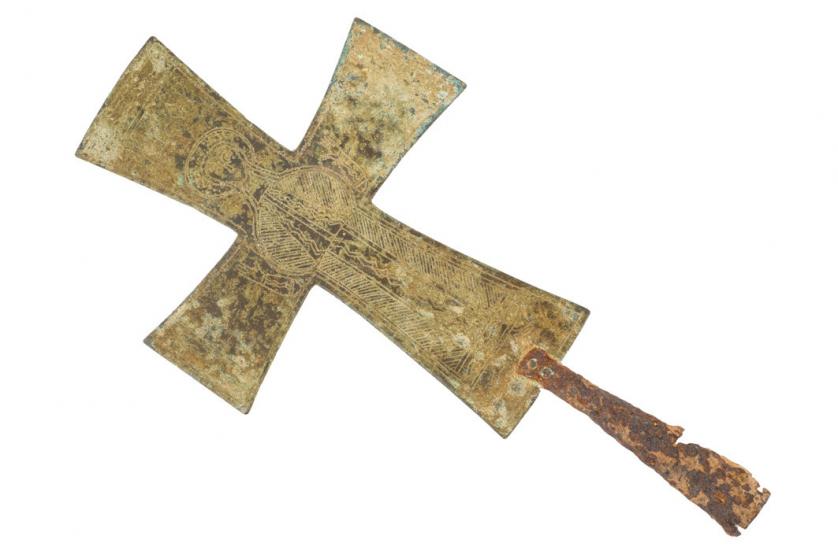 Visigothic cross of bronze