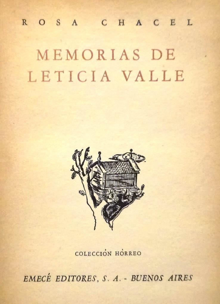 Chacel. Memorias de Leticia Valle