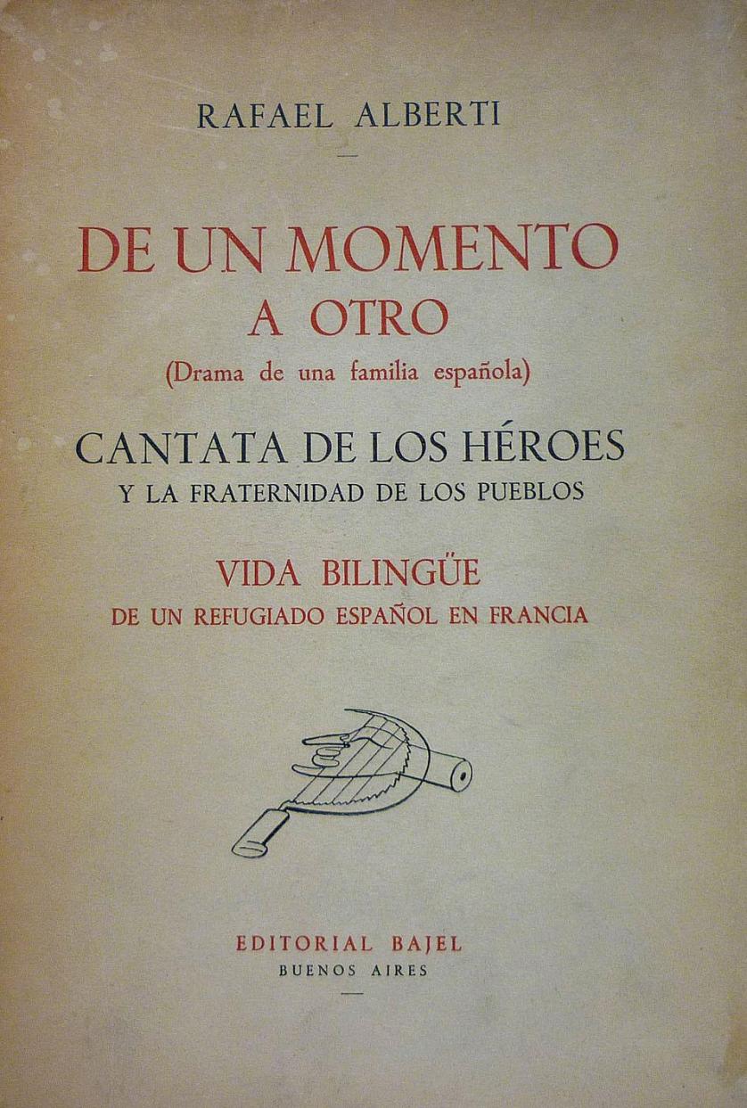 Alberti. From one moment to another. 1st ed.