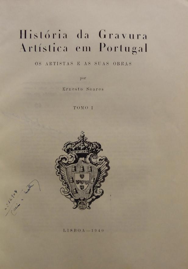 Historia de gravura artistica em Portugal