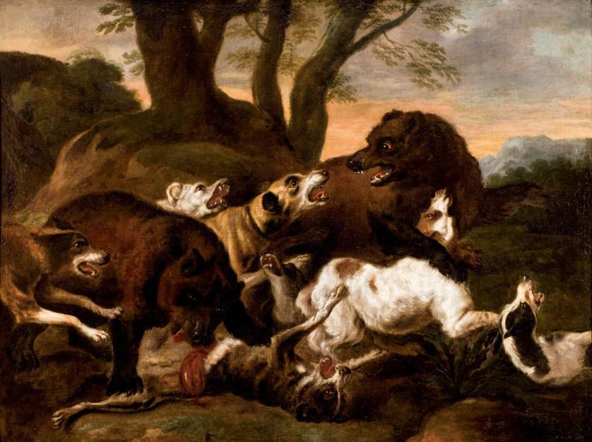 Circle of Frans Snyders. bear hunt