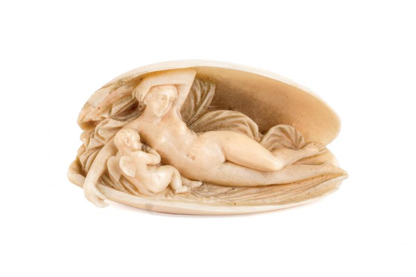 Escuela Italiana S. XIX. Venus y Eros