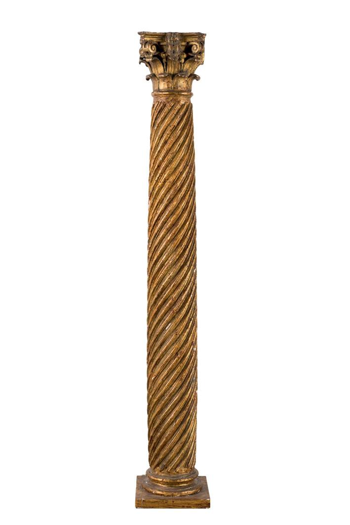 Column in wood