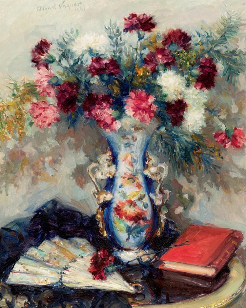 Miguel Vaquer. Red flowers