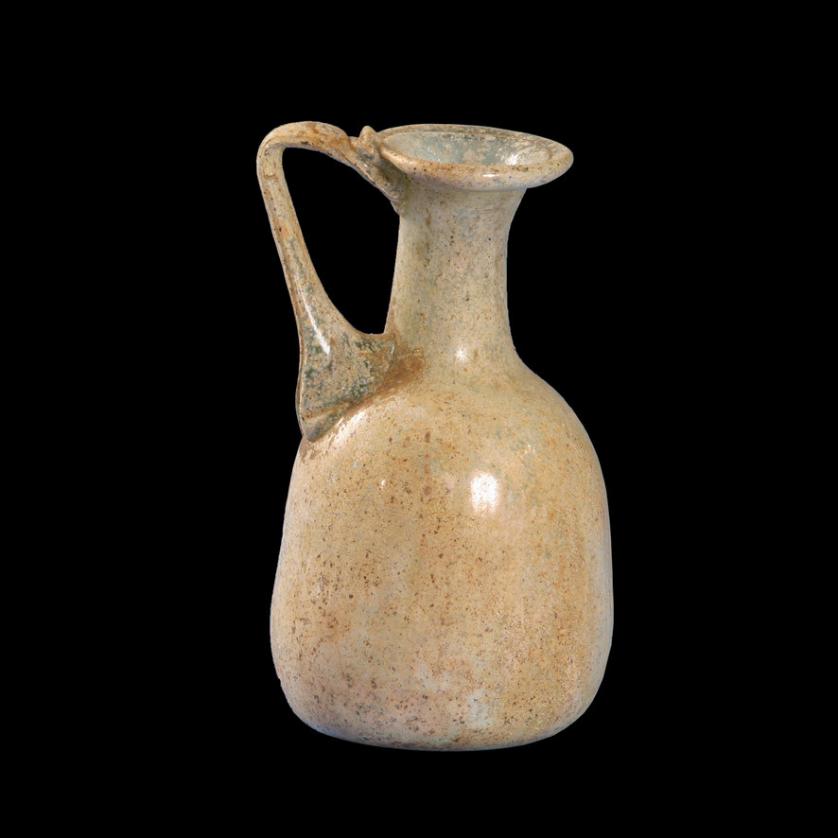 Jarrón romano de vidrio, 400-800 d.C