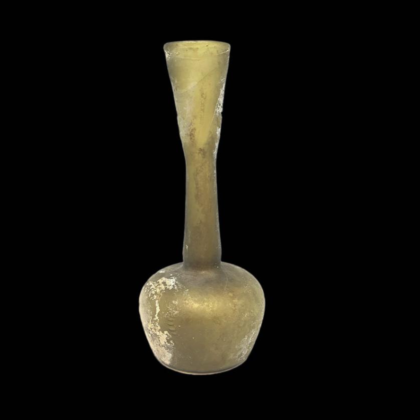 Tarro bizantino de vidrio, 500-600 d.C