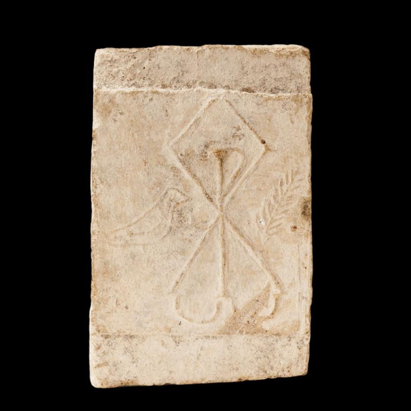 Ladrillo o lápida bizancio-paleocristiana