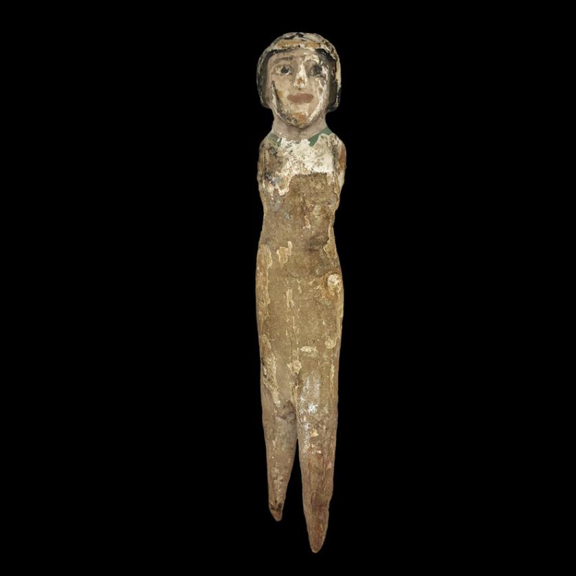 Figura egipcia de madera pintada, Imperio Medio
