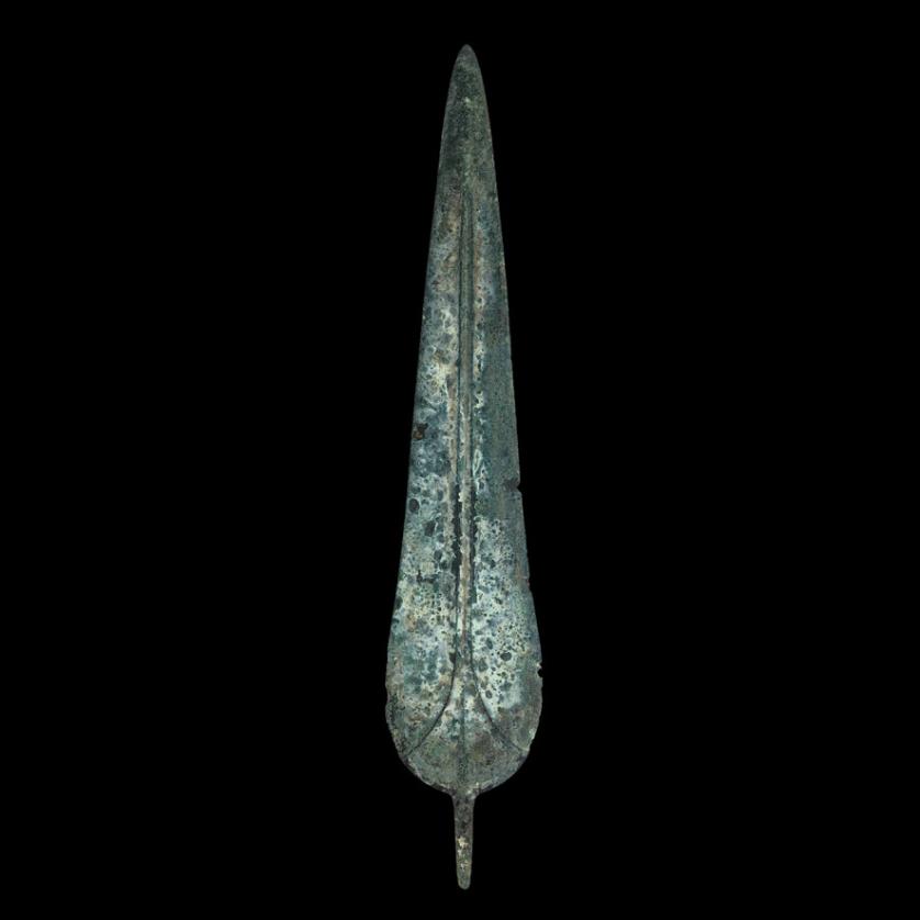 Punta de lanza griega de bronce, S. III-IV a. C