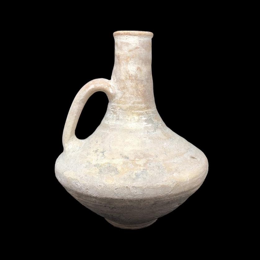 Jarra de vino griego-helenística de cerámica,
