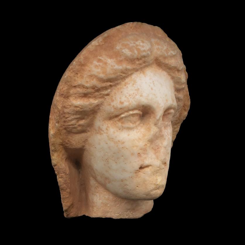 Escultura griega de mármol de cabeza Démeter