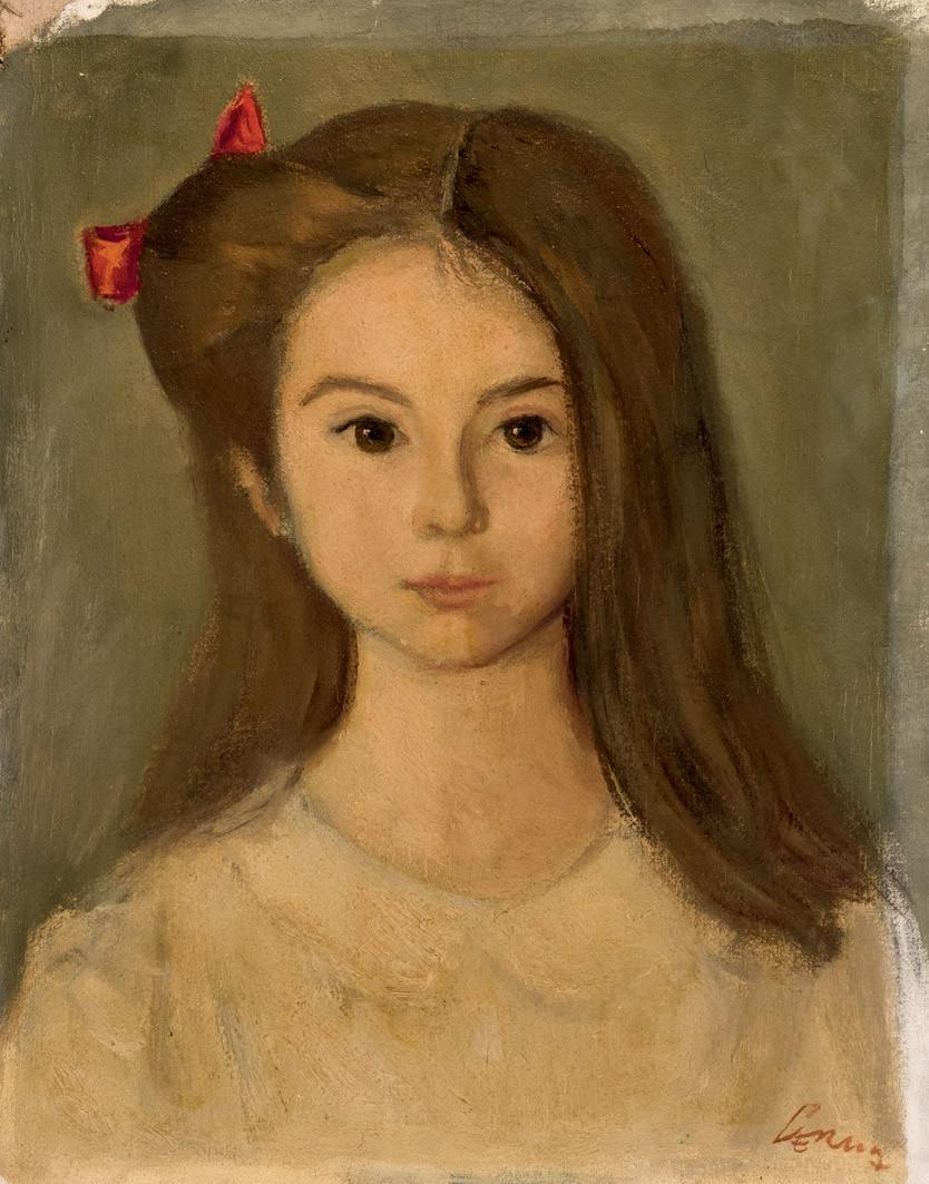 Serny. Retrato de niña, familia del pintor