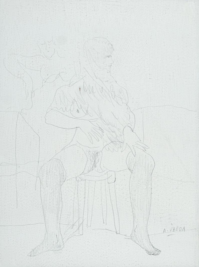 Agustín Úbeda. Desnudo femenino