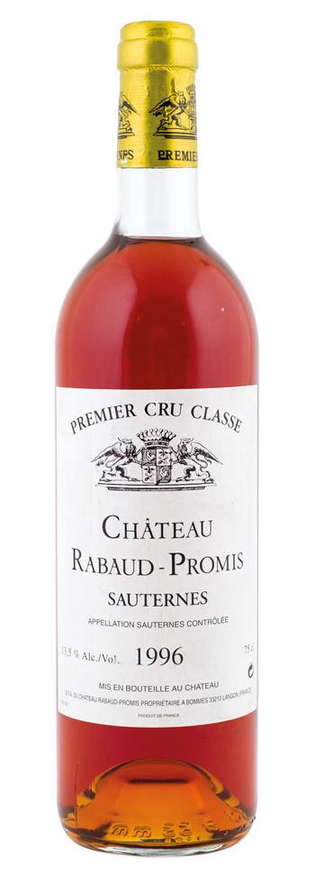 Dos botellas de vino Château Rabaud-Promis de 19