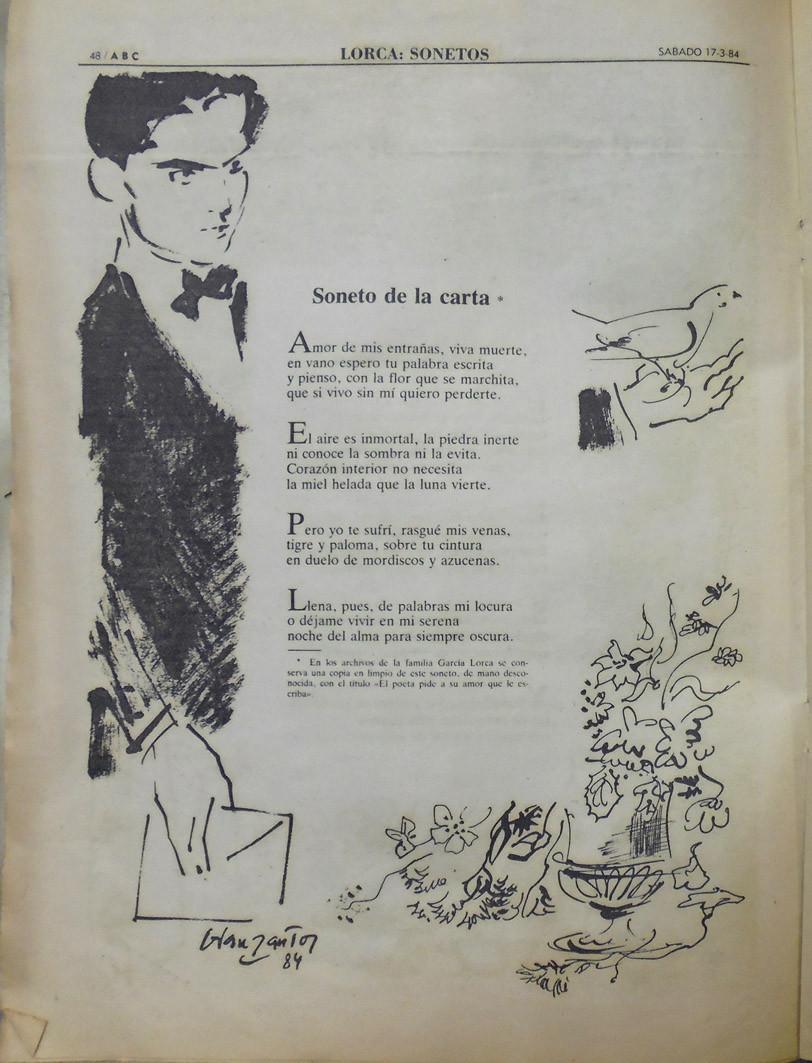ABC: Lorca, sonetos de amor