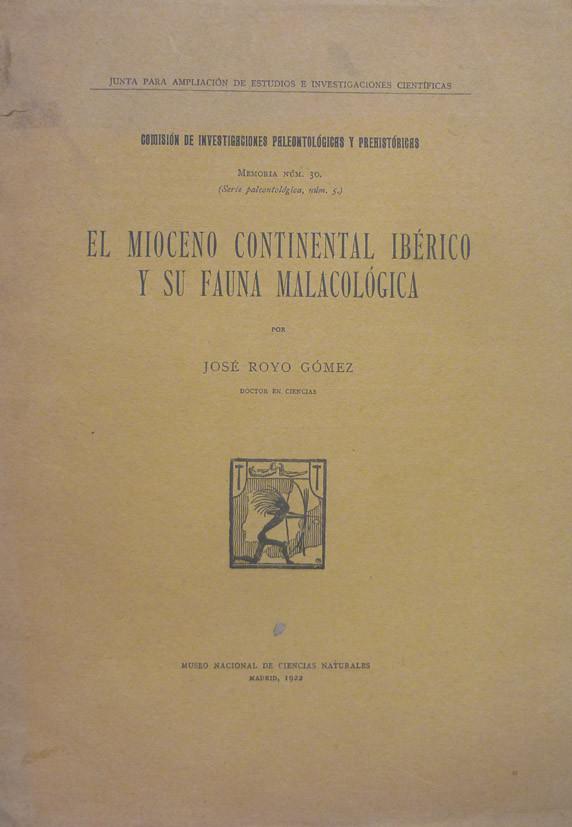 royo. Iberian continental Miocene and its fauna
