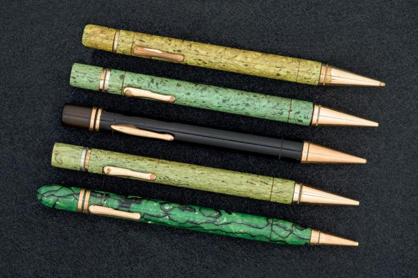 Cinco lápices Conklin Endura symetric