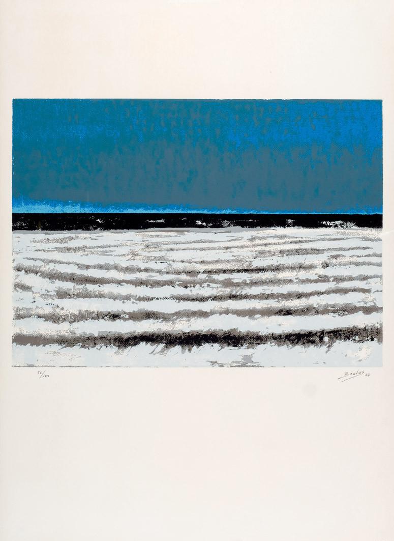 Jose Beulas. Landscape with blue sky
