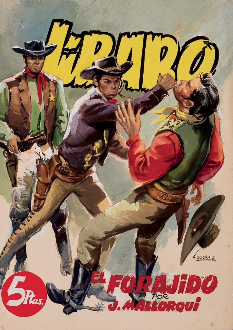VV.AA. Cuatro portadas para novelas del Oeste