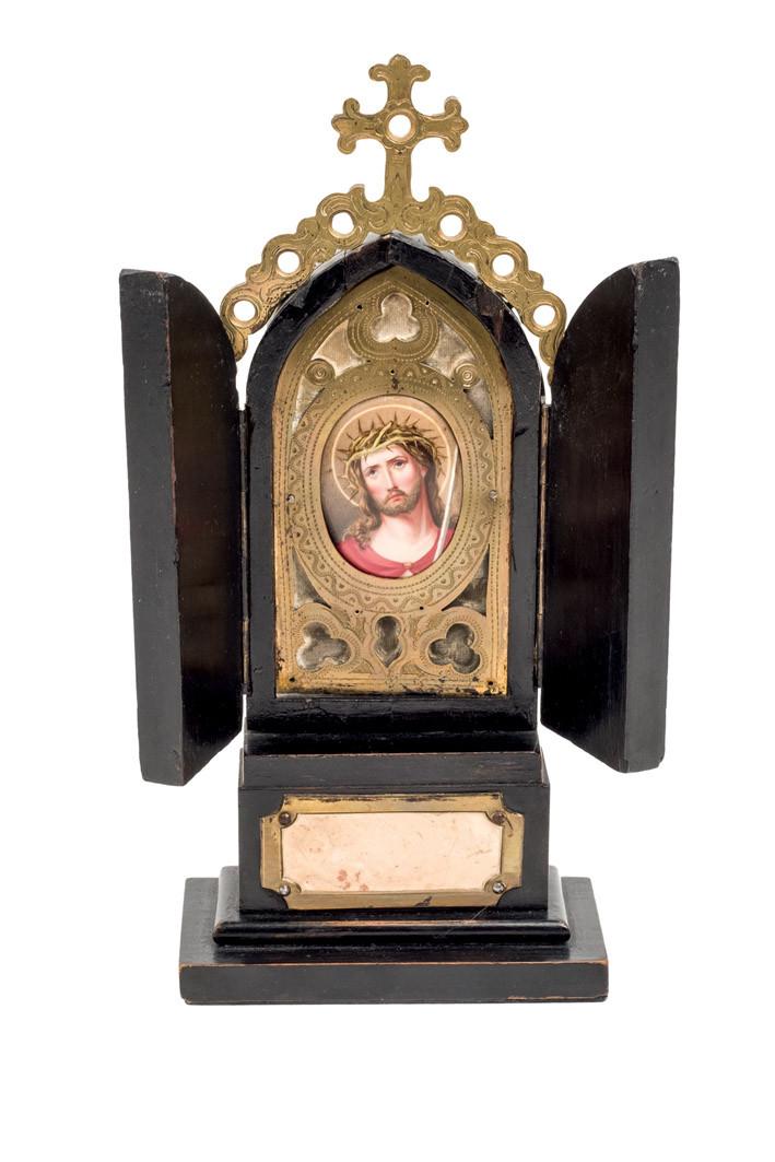 Portable altar. Spanish 19th C.