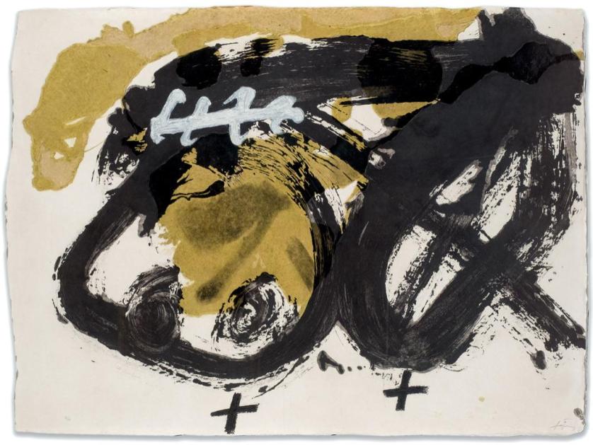 Antoni Tapies. shapes and vernis